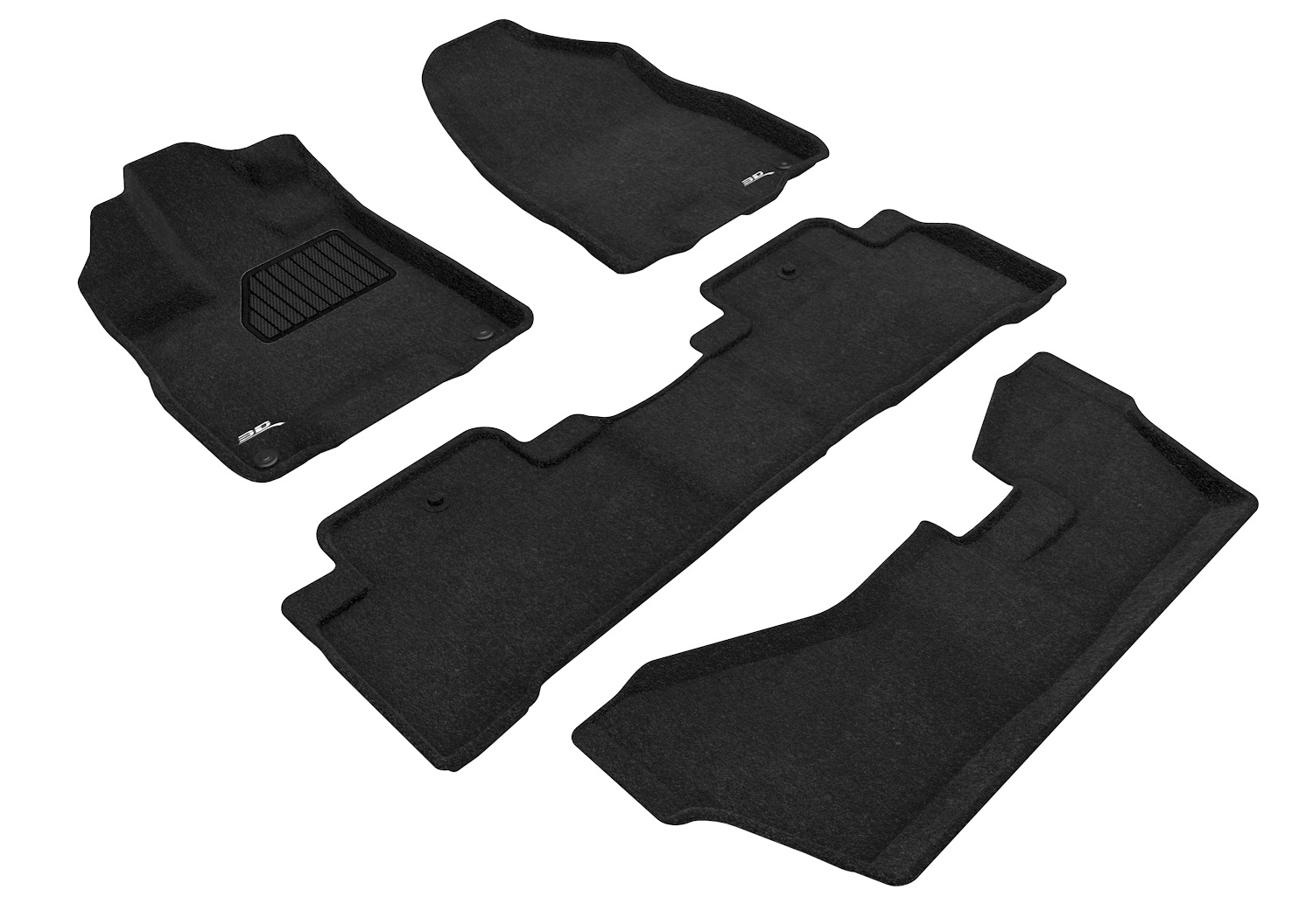 3D Maxpider L1AC00604709 for MDX 7-SEAT 2014-2020 ELEGANT BLACK R1 R2 R3