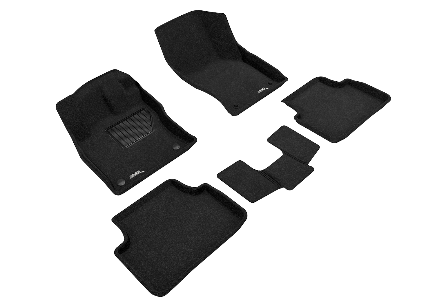3D Maxpider L1VW10104709 for JETTA 2019-2021 ELEGANT BLACK R1 R2 (3PCS R2)