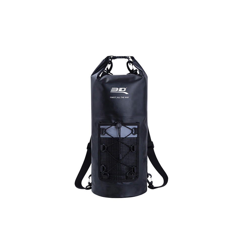 ROLL-TOP DRY BAG BACKPACK BLACK - 10L