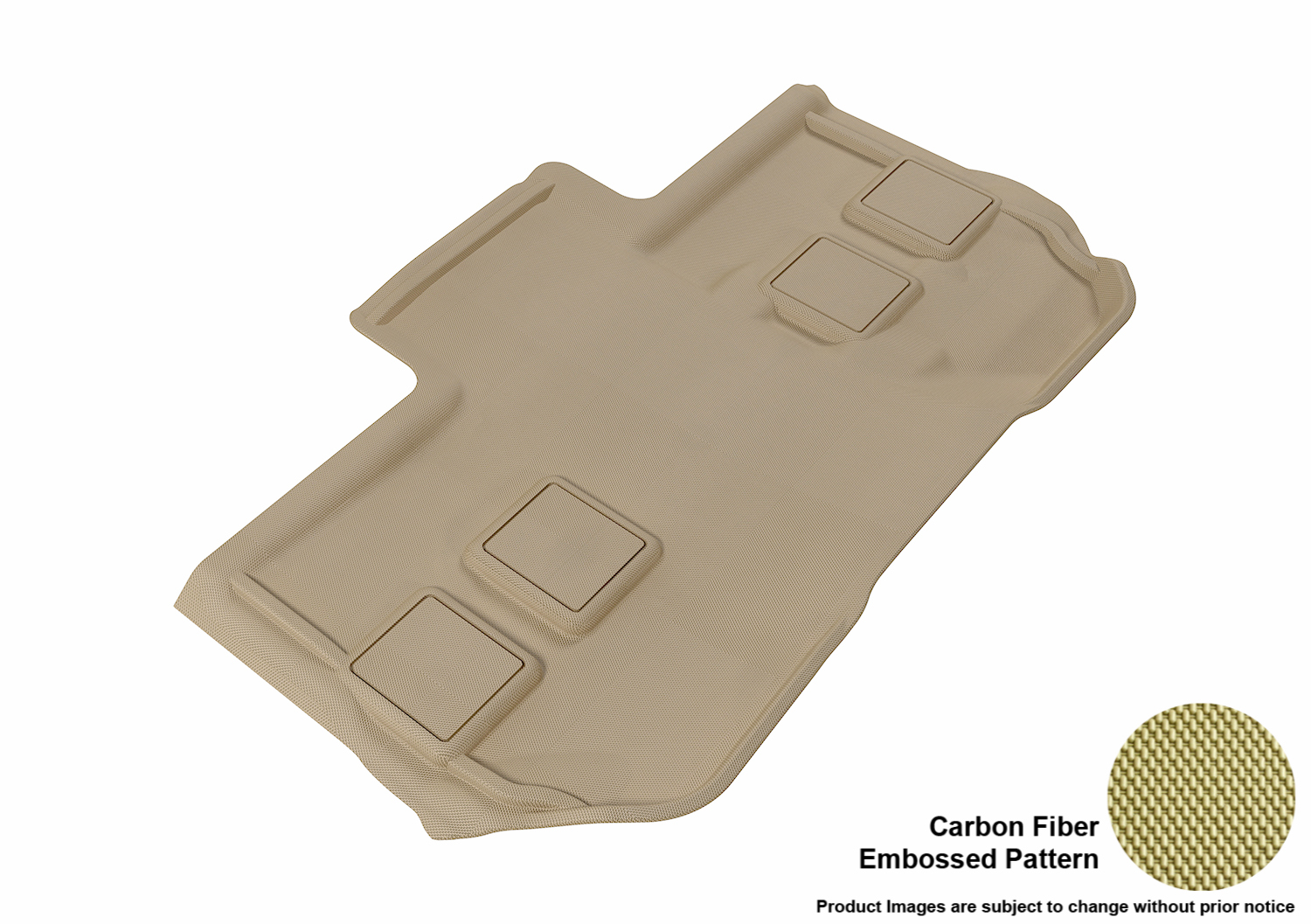 3D MAXpider Floor Mats for CHEVROLET SUBURBAN WITH BUCKET 2ND ROW 2011