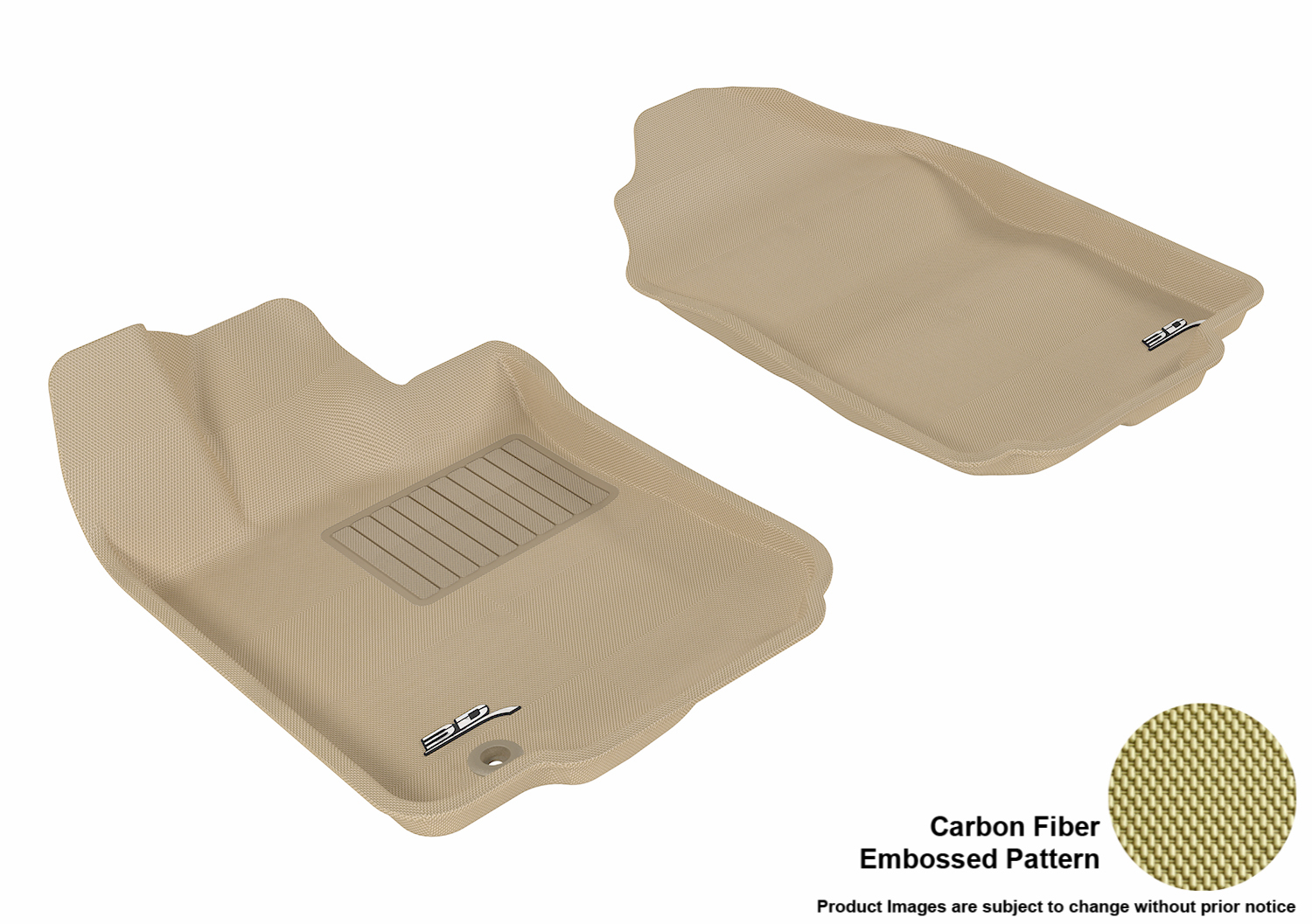 Tan KAGU 3d MAXpider Floor Mats for Ford Fusion 2006 2012 for sale