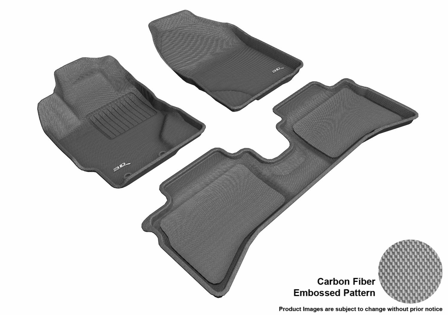 3d Maxpider Floor Mats For Toyota Prius C 2016 2019 Kagu Gray R1