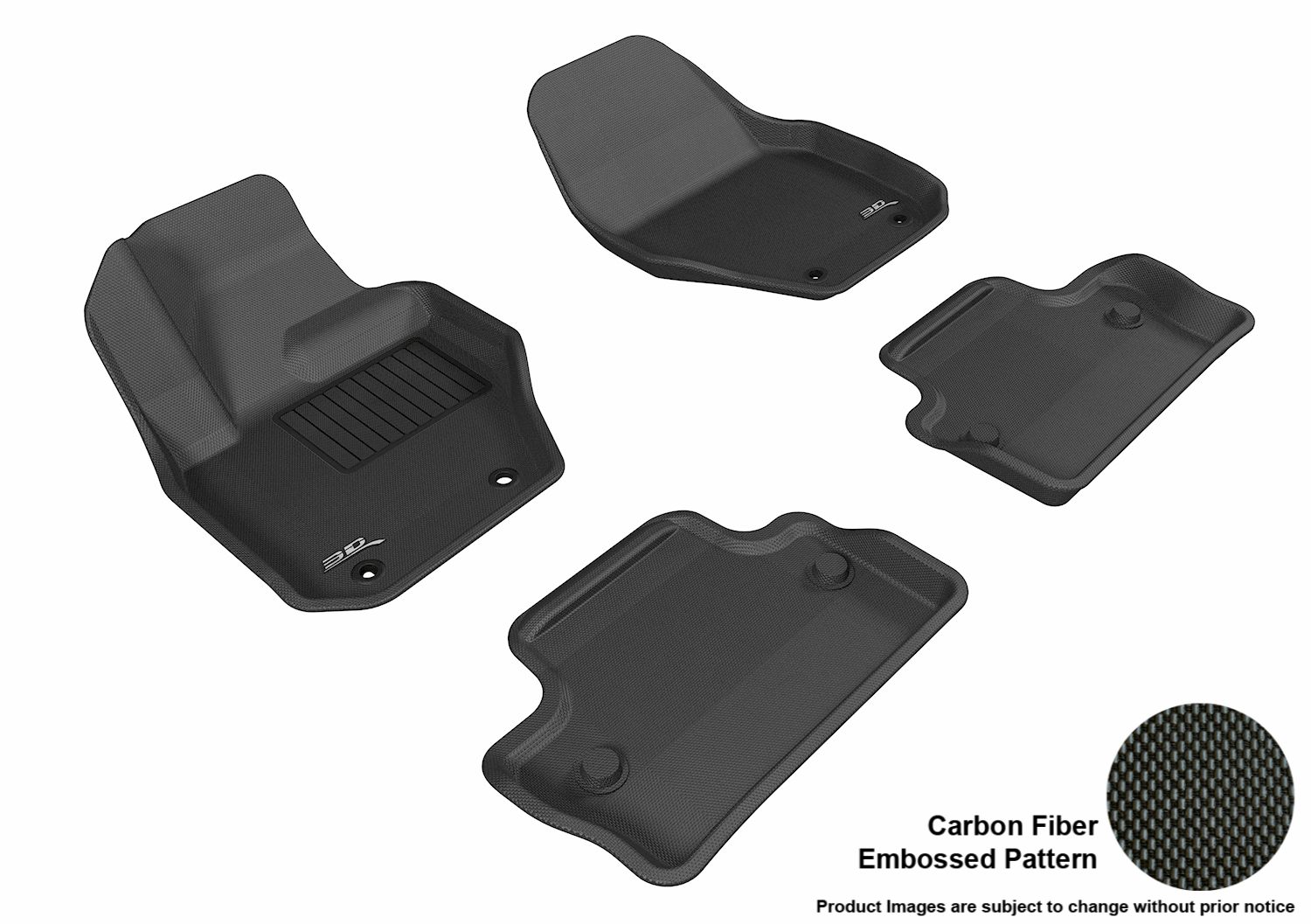 3D MAXpider Floor Mats for VOLVO S60 20112018/ V60 20152018 KAGU BLACK R1 R2 eBay