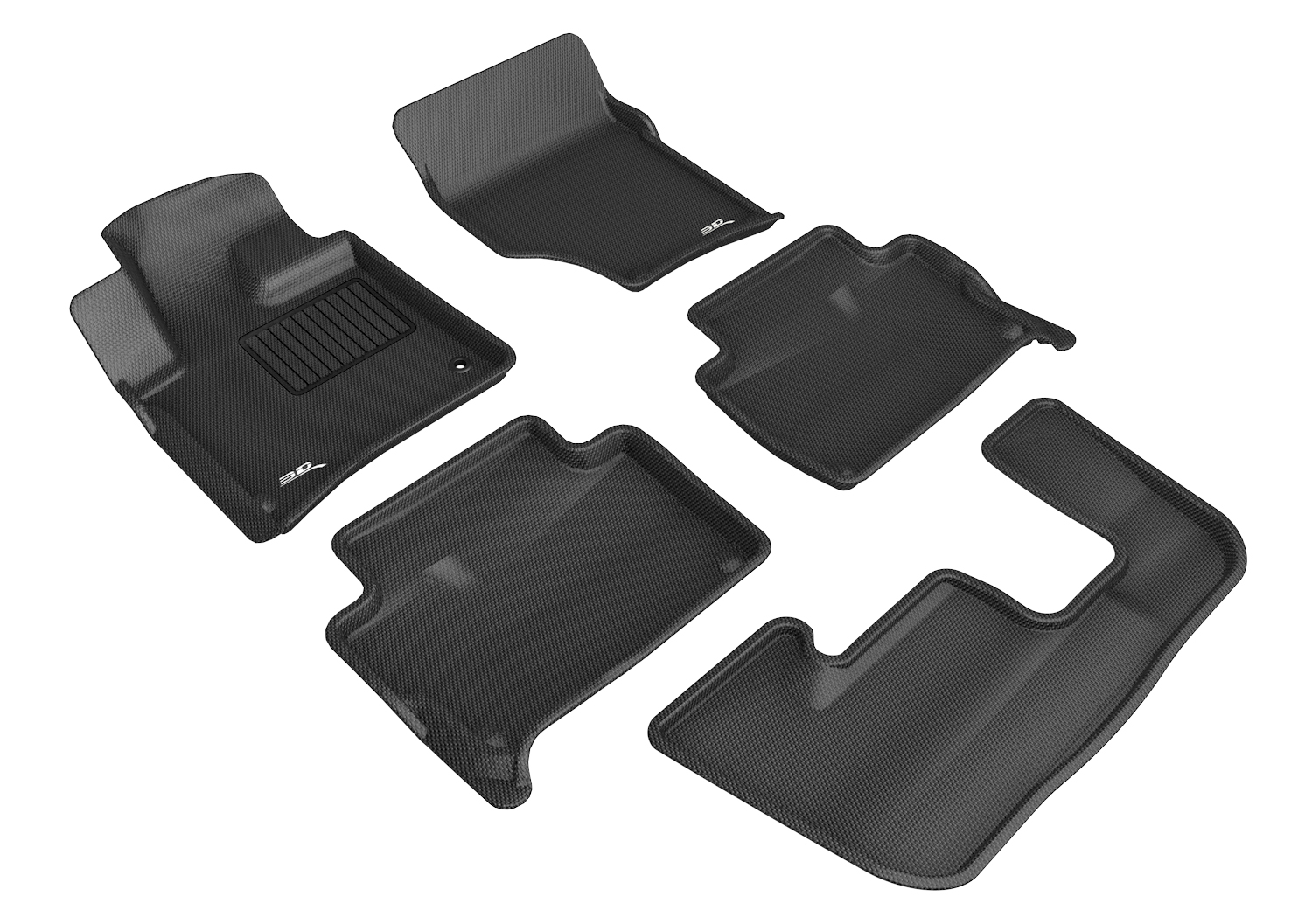 3D MAXpider KAGU Black R1 R2 R3 | 20-24 Mercedes-Benz Gls-Class 7 Seat (X167) (L1MB13801509)