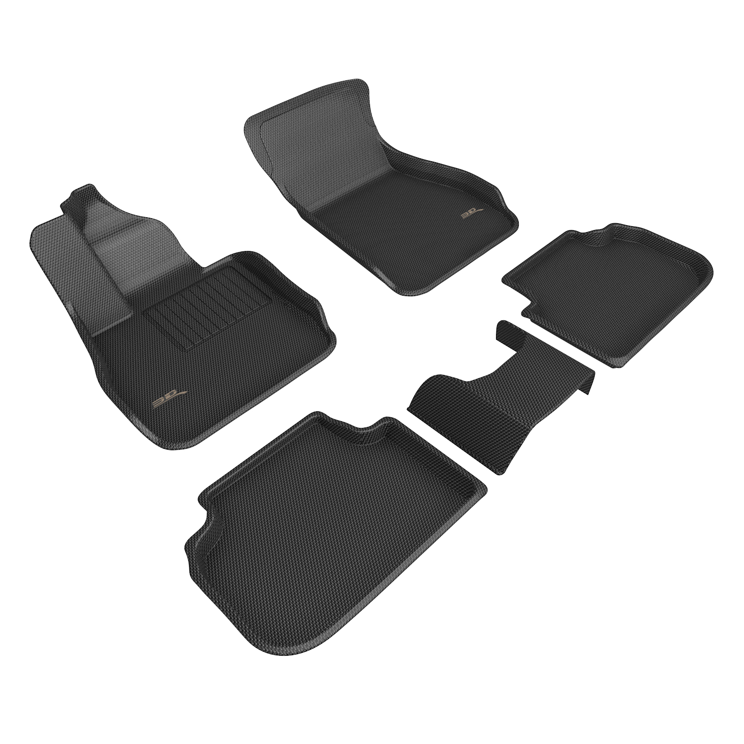 For 19-22 BMW 228i 230i 330e 330i 340i F44 Black All Weather KAGU Floor ...