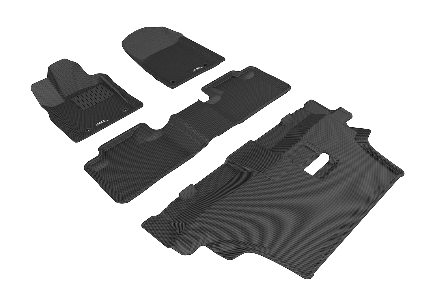 3D Maxpider L1DG02501509 for DURANGO 7-SEAT 2012-2021 KAGU BLACK R1 R2 R3 (2 PO