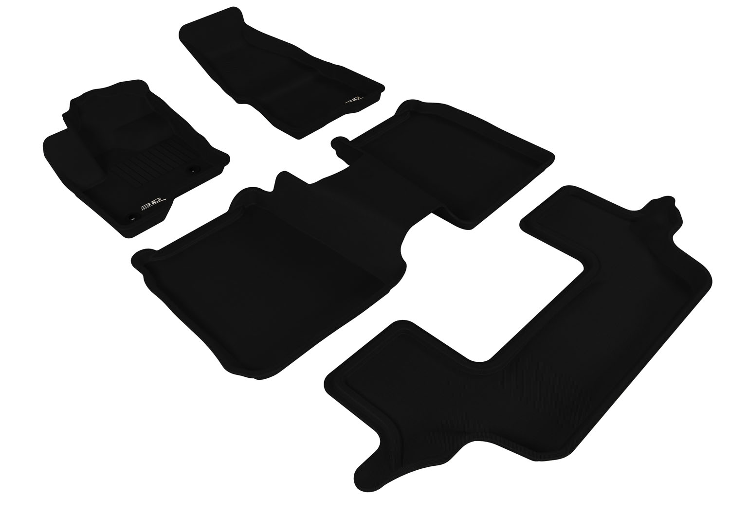3D Maxpider L1FR05101509 for FLEX 2009-2019 WITH 2ND ROW CENTER CONSOLE KAGU BL