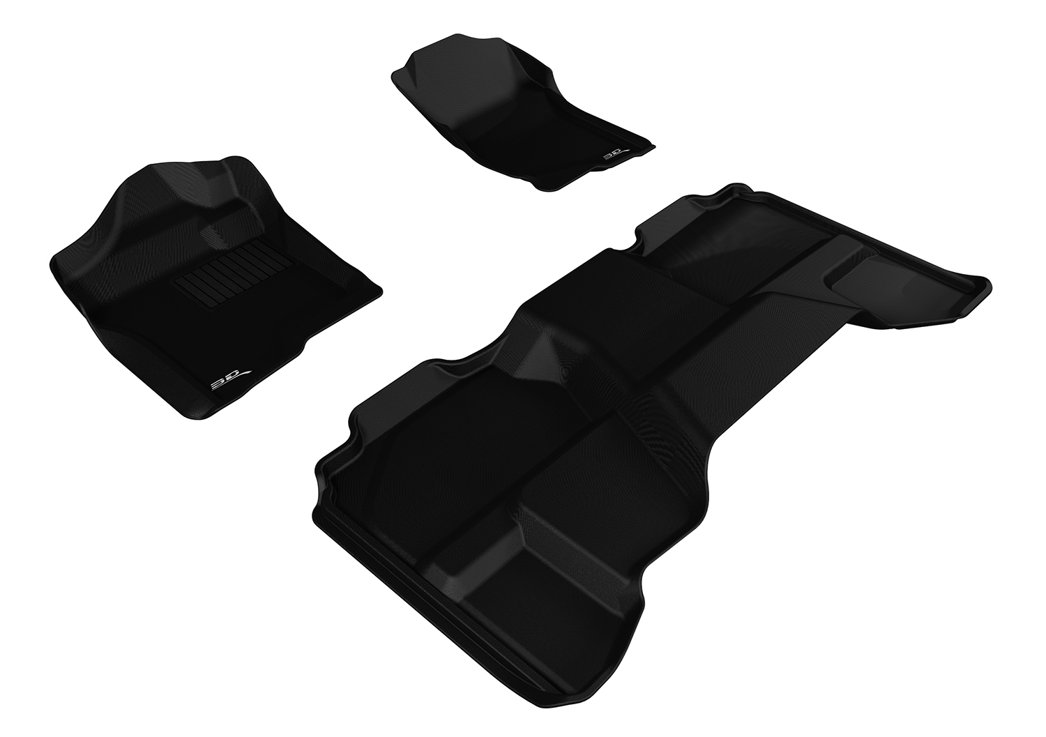 3D Kagu All Weather Floor Liner - Jeep Wrangler 2007-13 - 2nd Row