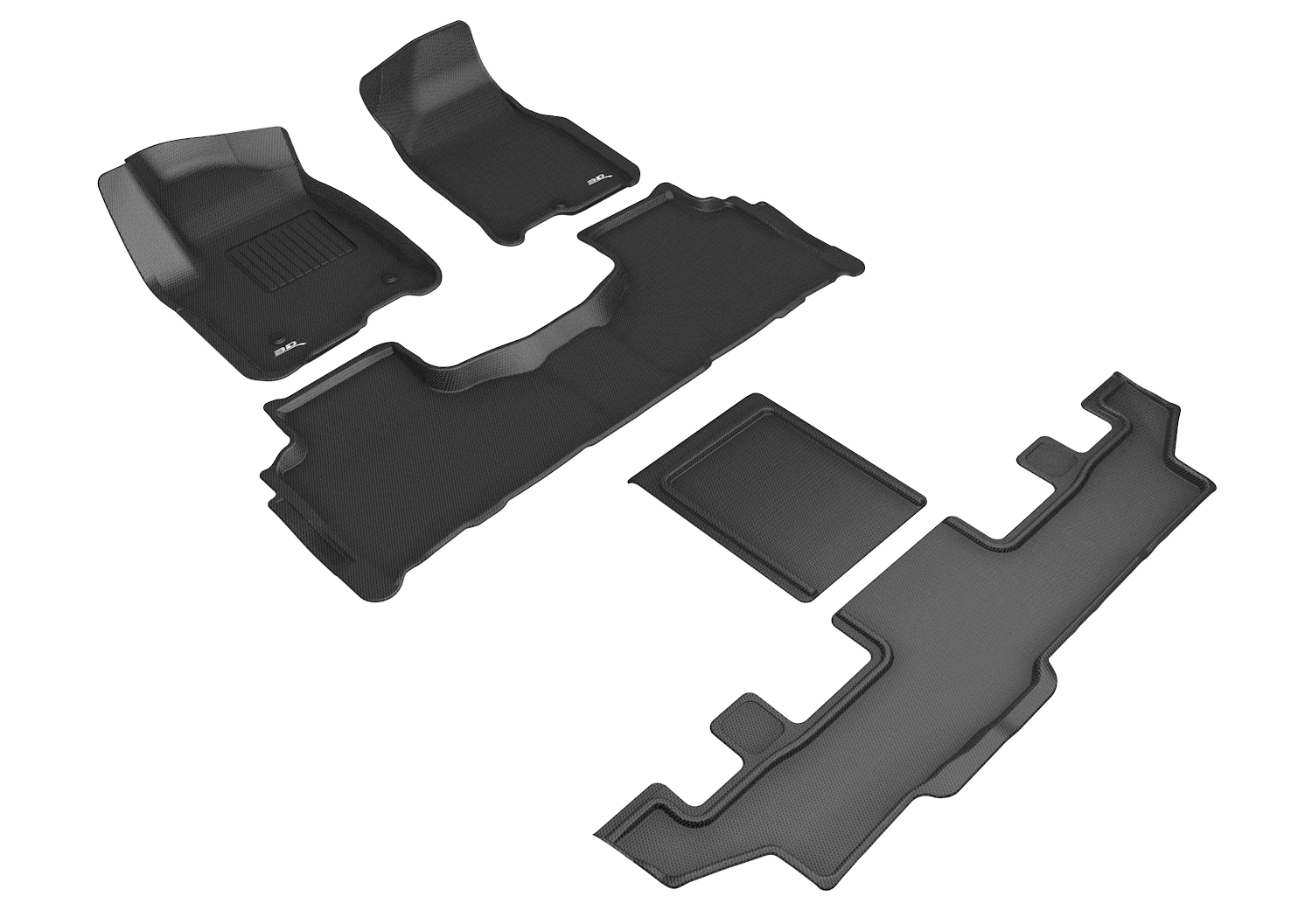 3D Maxpider L1GM02901509 for YUKON XL 7-SEAT 2022-2022 KAGU BLACK R1 R2 R3