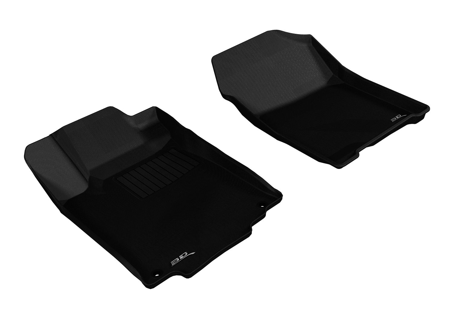 For 20122016 Honda CRV Front Black All Weather KAGU Floor Mat 2PC