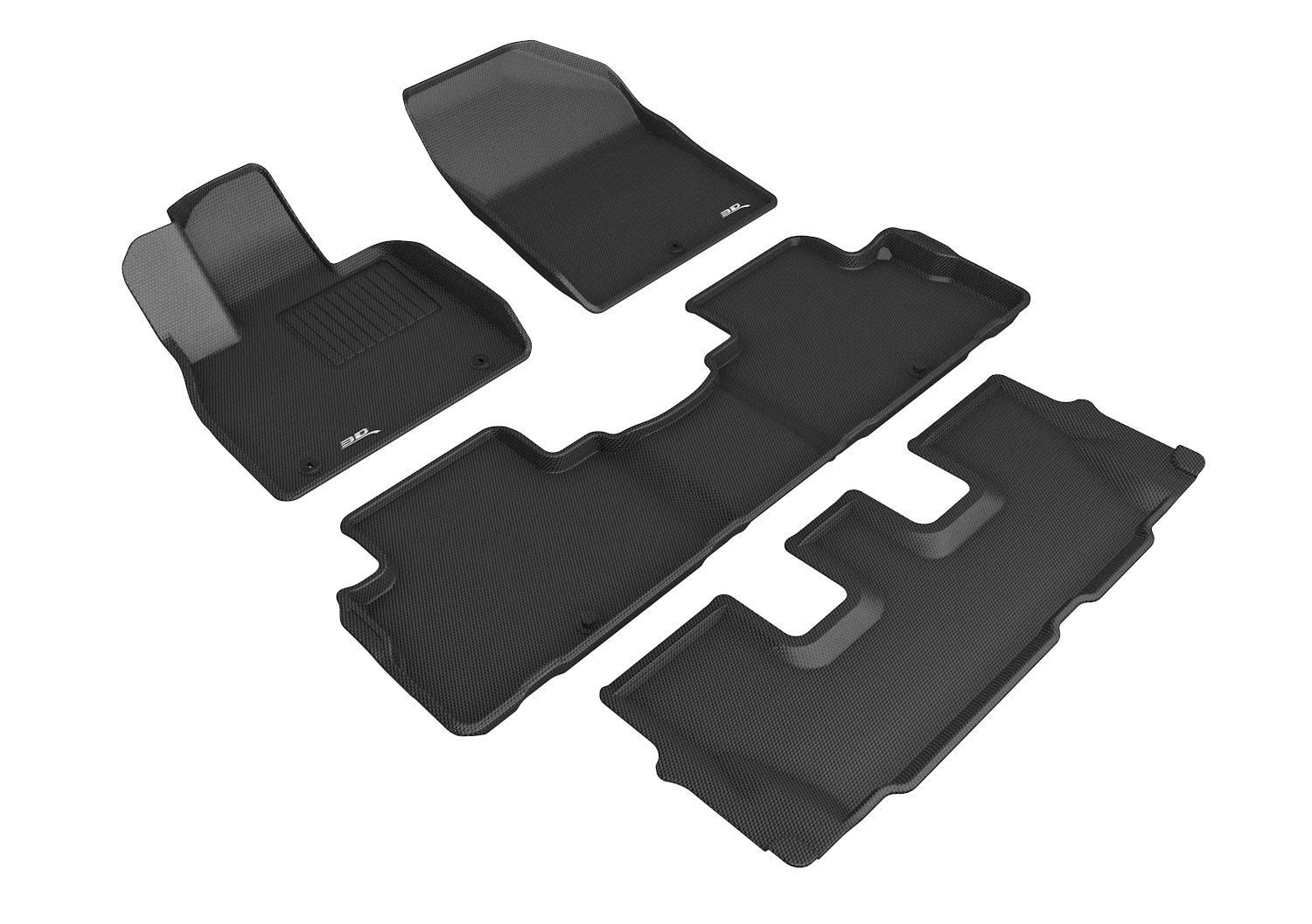 3D Maxpider L1HY10001509 for PALISADE 8-SEAT 2020-2022 KAGU BLACK R1 R2 R3
