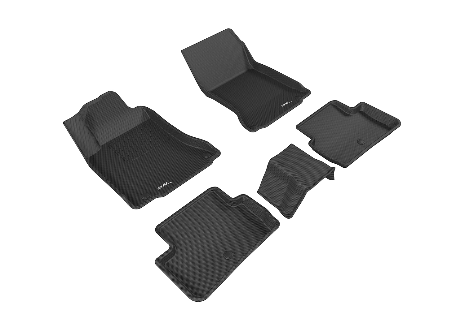 3D Maxpider L1IN02501509 for QX30 2017-2019 KAGU BLACK R1 R2