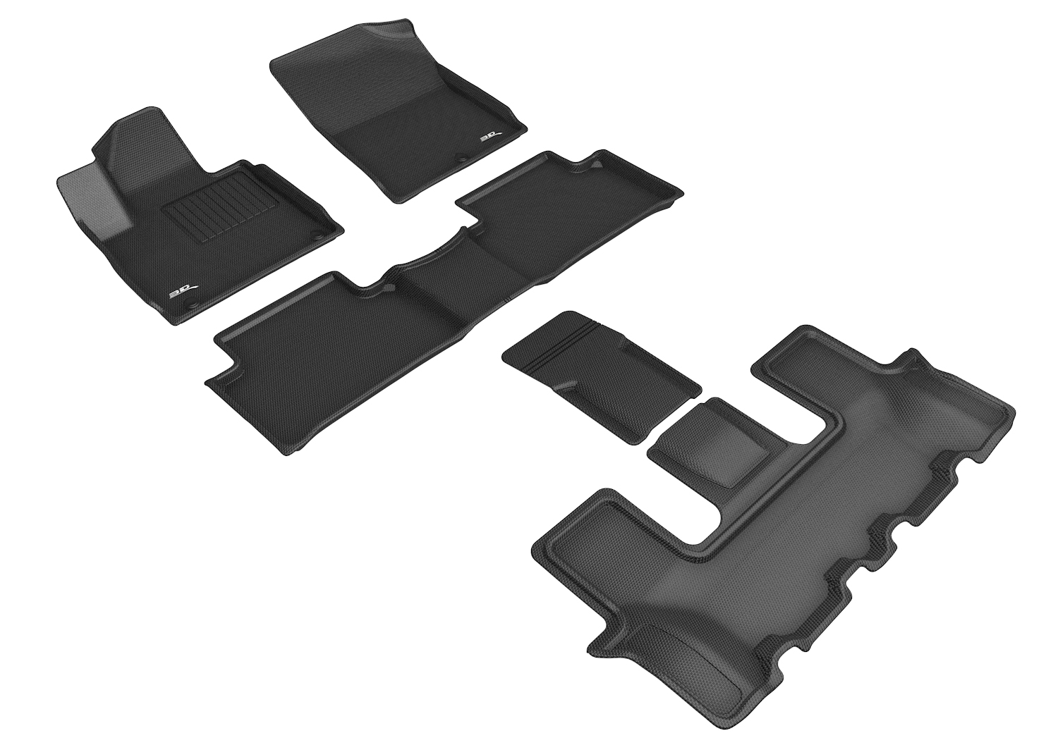 3D Maxpider L1KA05801509 for SORENTO 6-SEAT 2022-2022 KAGU BLACK R1 R2 R3