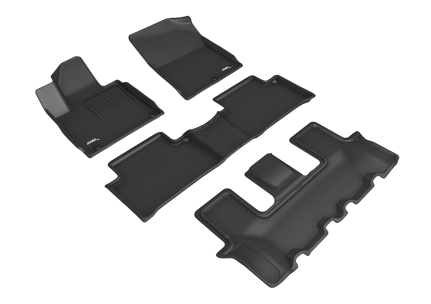 3D Maxpider L1KA06201509 for SORENTO 7-SEAT 2022-2022 KAGU BLACK R1 R2 R3