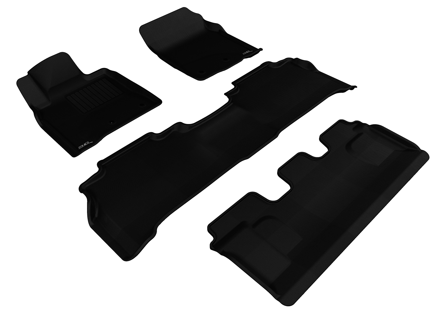 3D Maxpider L1LX03701509 for LX570 2008-2011 KAGU BLACK R1 R2 R3 (HOOKS)