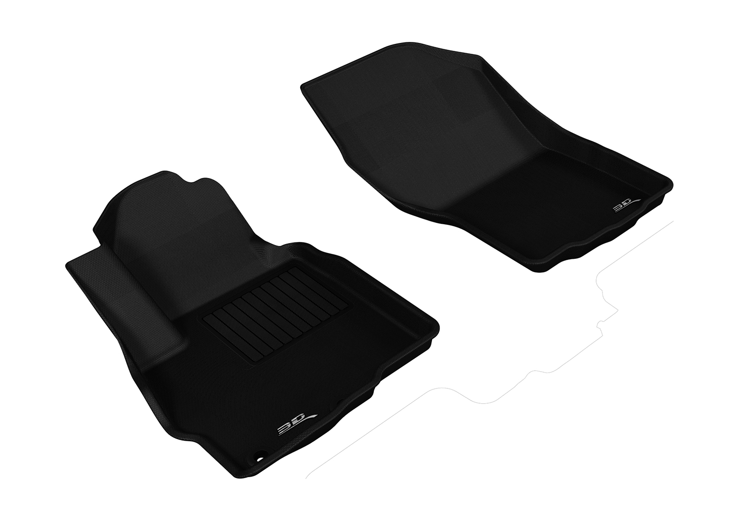 3D Maxpider L1MT01011509 for OUTLANDER 2011-2020 KAGU BLACK R1