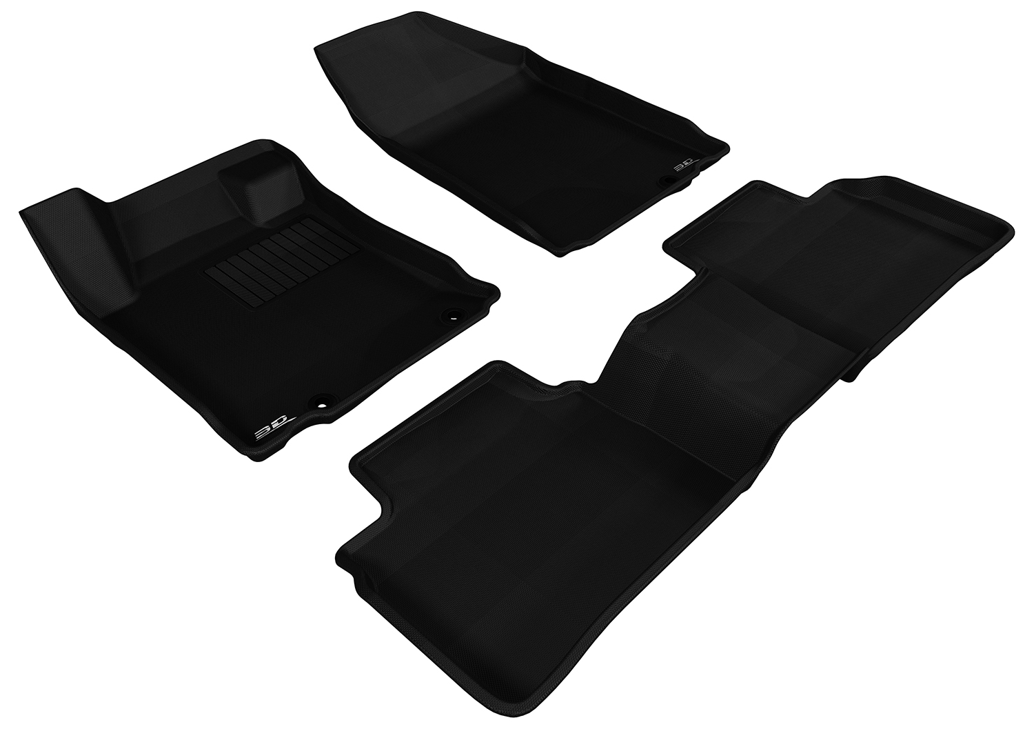 3D Maxpider L1NS05701509 for ALTIMA SEDAN 2013 KAGU BLACK R1 R2 (EARLY PRODUCTI
