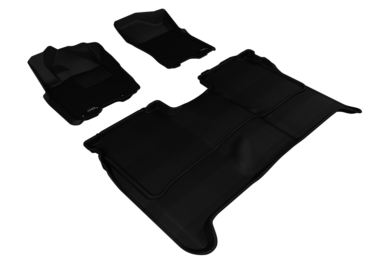 3D Maxpider L1NS06301509 for TITAN 2009-2015 CREW CAB KAGU BLACK R1 R2 (WITHOUT