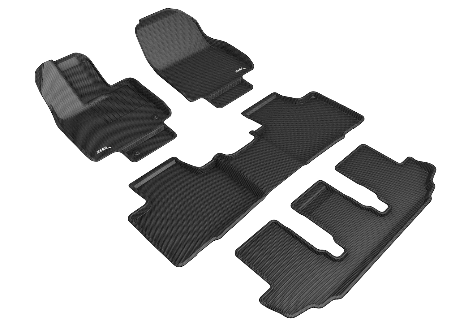 3D Maxpider L1TY26201509 for HIGHLANDER GASOLINE 8-SEAT 2020-2022 KAGU BLACK R1
