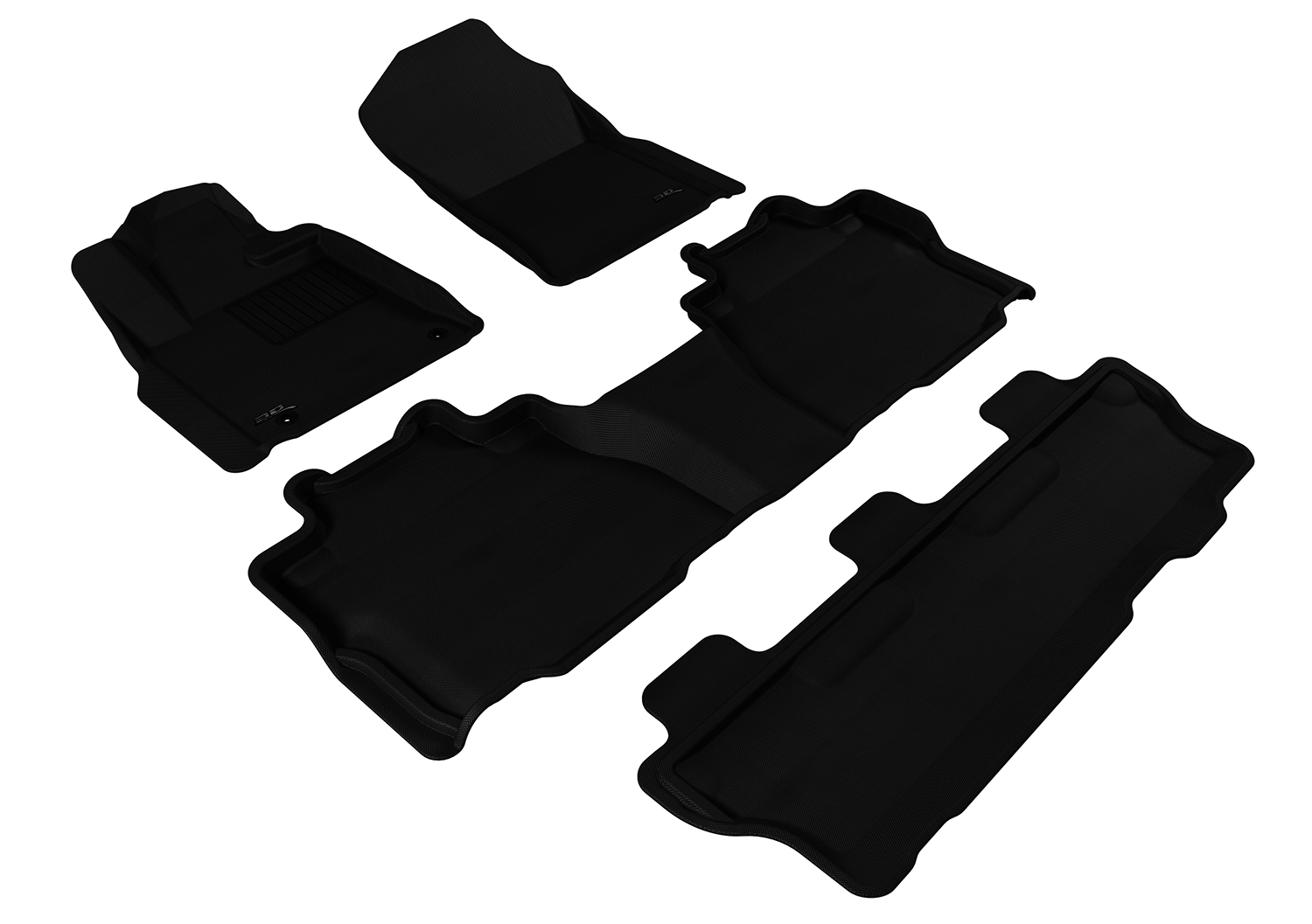 3D Maxpider L1TY14601509 for SEQUOIA WITH BENCH 2ND ROW 2008-2011 KAGU BLACK R1