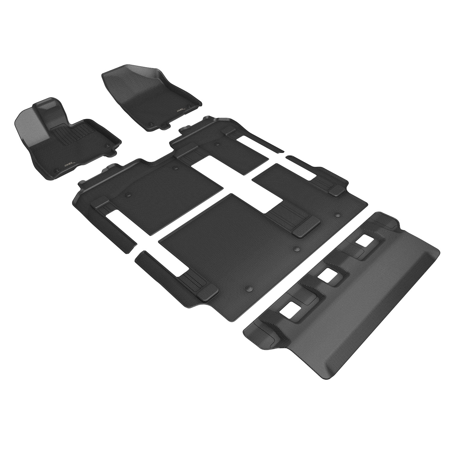 3D Maxpider L1TY27201509 for SIENNA 8-SEAT 2021-2022 KAGU BLACK R1 R2 R3