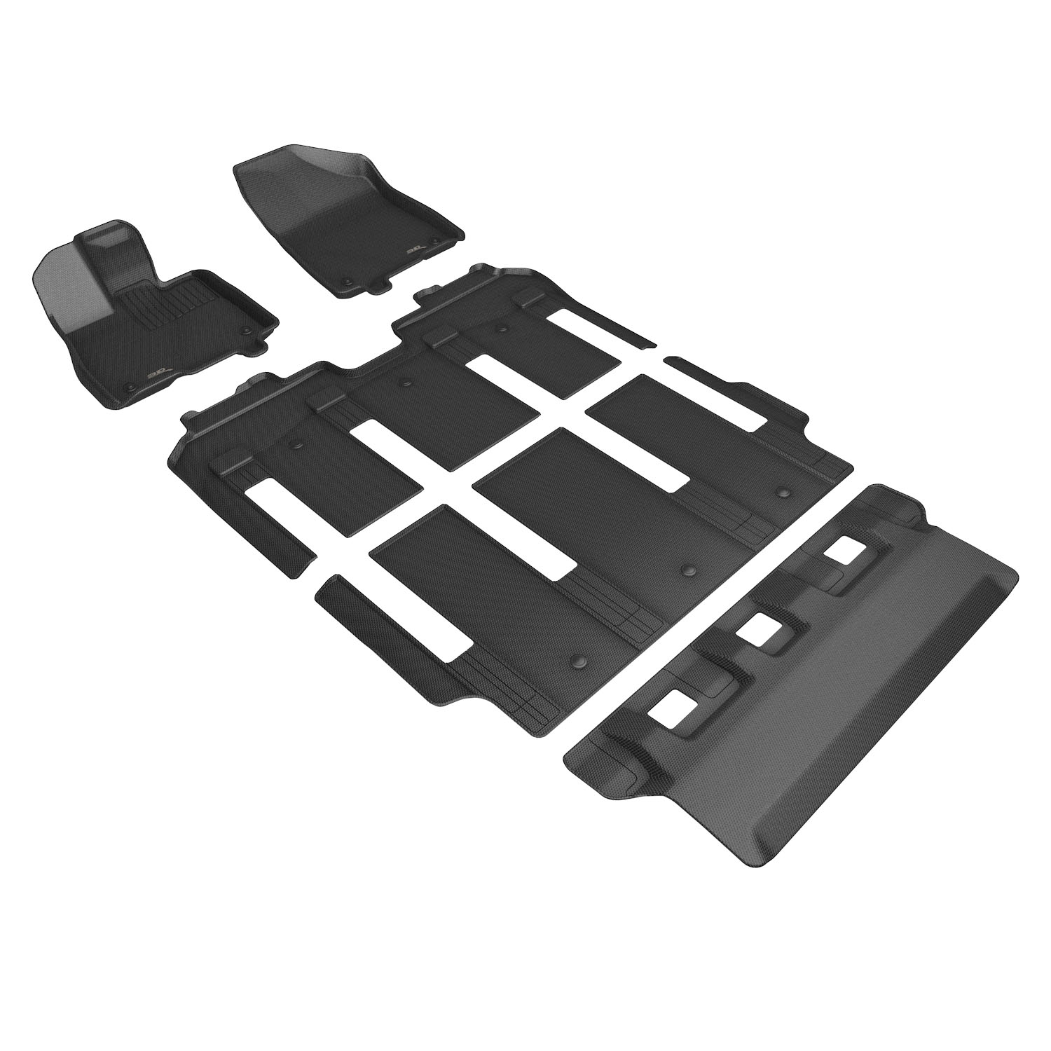 3D Maxpider L1TY27601509 for SIENNA 7-SEAT 2021-2022 KAGU BLACK R1 R2 R3
