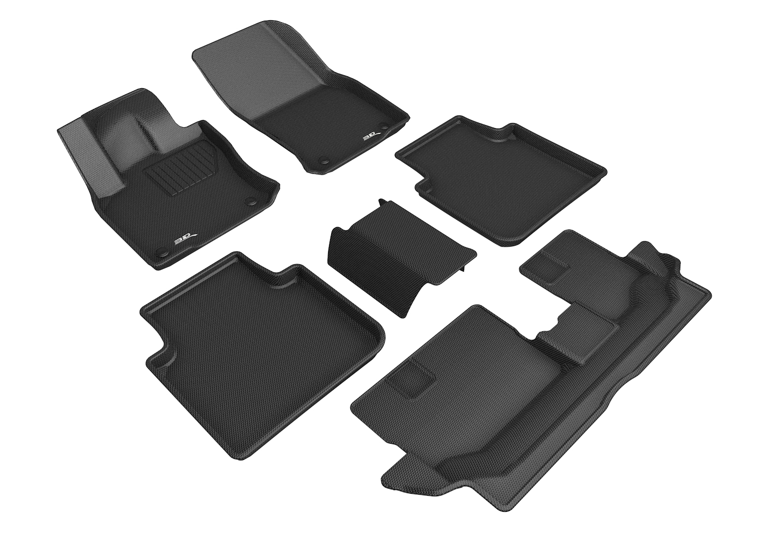 3D Maxpider L1VW10701509 for TIGUAN 7-SEATS 2018-2022 KAGU BLACK R1 R2 R3